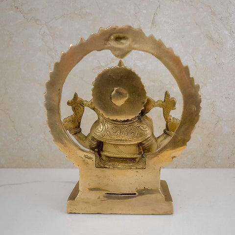 Lord Ganesha Brass Idol Murti Showpiece 