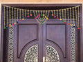 Golden Pompom Bandarwal For Door Decoration