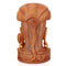 Lord Shiva Head Sculpture Decorative Wooden Idol