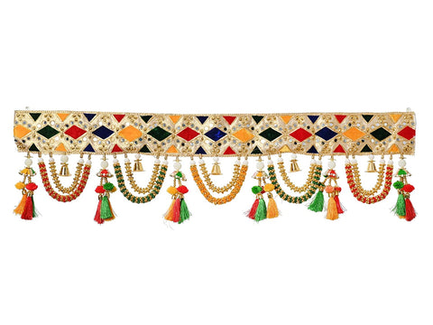 Handmade Colorful Bandarwal For Festive Home Decoration & Gift Toran140