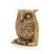 Brass Feng Shui Owl Bird Decorative Showpiece