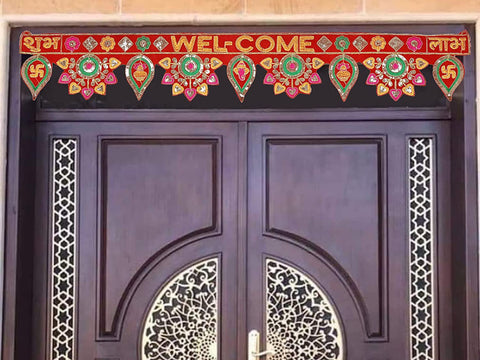 Welcome Bandarwal Handmade Toran for Door Decoration