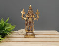 Brass Narasimha Dev Vishnu Idol Murti Statue