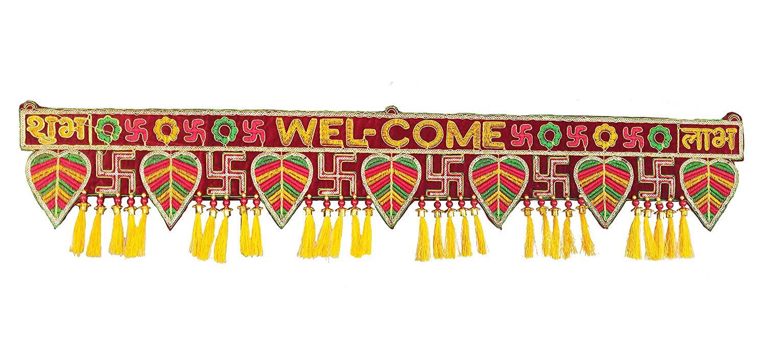 Traditional Fancy Bandarwal Toran Handmade Door Hanging Toran-Djr130