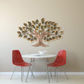 Metal Tree Of Knowledge and Life Mounted Wall Art Decor Showpiece