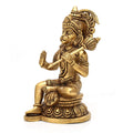 Brass Blessing Lord Hanuman Idol Murti Showpiece