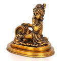 Brass Makhan Krishna Idol Kbs134