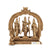 Standing Ram Darbar Idol Throne Ram Laxman Sita Hanuman Showpiece Rdbs107