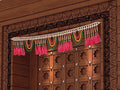 Colorful Beads Design Bandarwal for Wall Door Decor Toran135