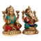 Brass Laxmi Ganesh Set Idol Murti Showpiece 