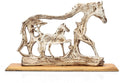 Feng-Shui Decorative Showpiece of Dual Horse Figurine
