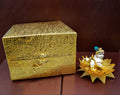 Resin Gold Plated Laddu Gopal Idol with Gifting Box