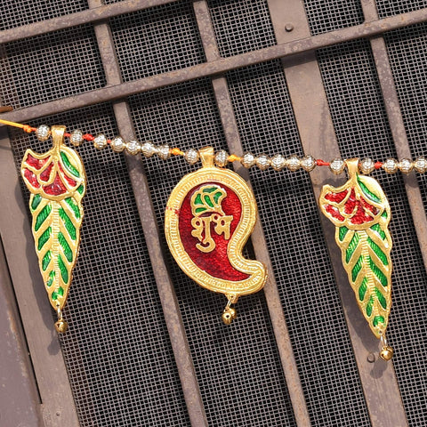 Traditional Ethnic Bandarwal/Toran Metal Door Hanging