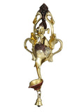 Ganesha Design Spiritual Brass Bell Oil Diya Lamp Chbw101