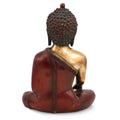 Brass Bhumispara Buddha Idol With Scared Kalash Statue 