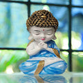 Handcrafted Polyresin Monk Buddha Idol Showpiece