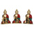 Set of 3 Buddha Meditating Buddha Statue 