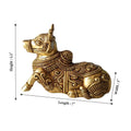 Lord Shiva Nandi Bull Brass Statue