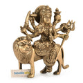 Goddess Durga Mata Seating on Lion Murti Showpiece