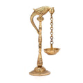 Brass parrot Diya Oil Lamp Hanging Deepak Golden Finish