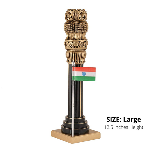 Indian National Monument Ashok Stambh Wooden Showpiece