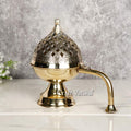 Brass Dhoop Dani Loban with Handle Incense Holder