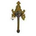 Antique Tara Buddha Head Sculpture Brass Door Handle