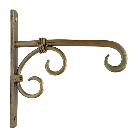 Handmade Brass Wall Bracket Hook With Antique Finish