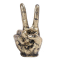 Hand Gesture of Victory Sign Polyresin Showpiece