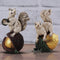 Resin Squirrels Showpiece for Decoration (Set of 2)