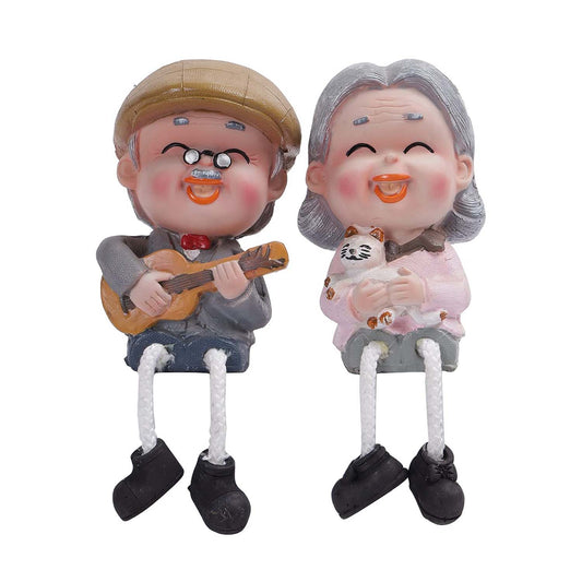 Cute Dada Dadi Romantic Miniature Decorative Showpiece