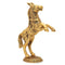 Metal Standing Horse with Uplifted Legs Showpiece