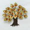 Tree Of Life Iron Mounted Wall Hanging Showpiece
