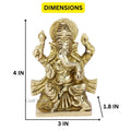 Lord Ganesha Brass Idol For Daily Worship Gbs244