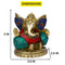 Lord Ganesh Sitting Brass Idol, Gts203