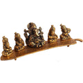 Ganesha Idol With Different Character Playing Instrument