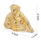 Gold Platted Ganesha in Lying Sculpture Resin Figurine