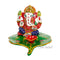 God Ganesha Statue With Decorative Diya Holder Stand 