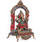 God Ganpati Sitting On Throne Decorative Statue Gts245