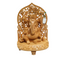God Ganesha Wooden Idol Sculpture Worship Statue