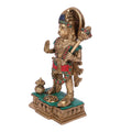 Lord Bajrang Bali Large Size In Standing Position Brass Idol
