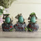 Resin Frog Showpiece For Home Decor ( Set of 3)
