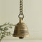Brass Temple Hanging Bell with Chains and Hook