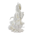 White Marble Dust Goddess Laxmi Idol Decorative Showpiece\