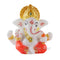 Ceramic Ganesh Idol Murti, 2.5 x 2.5 x 1.5 Inches