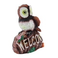 Welcome Owl Bird Resin Decorative Showpiece Dfmas401