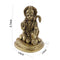 Blessing Lord Hanuman Brass Idol Murti Statue