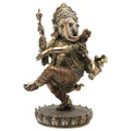 Dancing Sculpture of Ganpati Idol - Bronze Sacred Statue