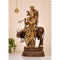 Lord Krishna Playing Flute Standing Sculpture Decorative Statue Kbs155