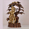 Krishna Playing Flute With Cow Under The Tree Decorative Idol Showpiece